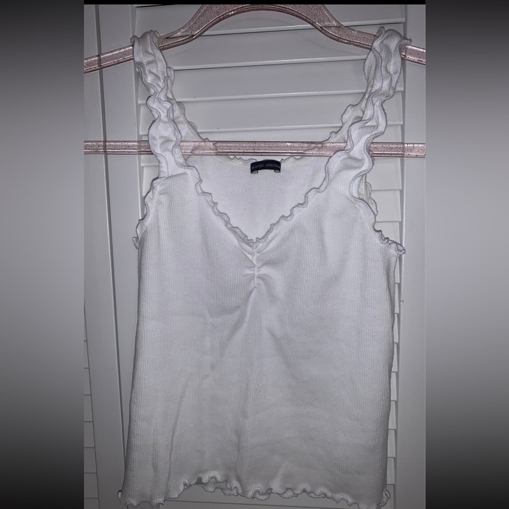 Brandy Melville Ruffle Tank Top